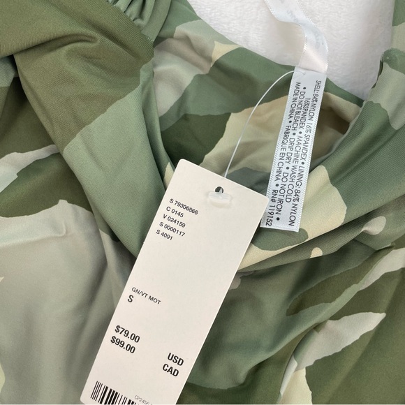 Out From Under Lucia Printed Wrap One-Piece Swimsuit • Camo | NWT | Size Small - Picture 7 of 7